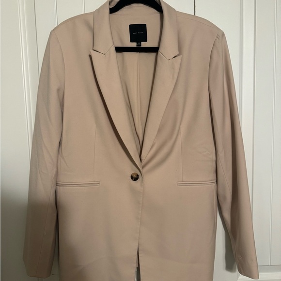 Alex Marie Sandstone Tailored Pantsuit - Picture 5 of 15